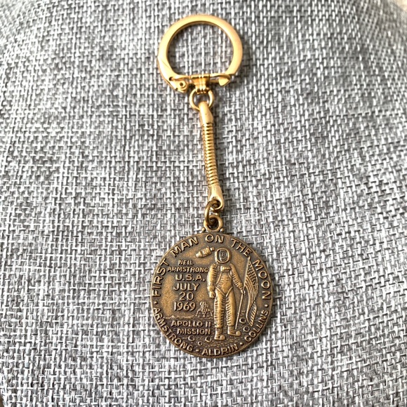 Vintage | Accessories | First Man On The Moon Apollo 1 Goldtone ...